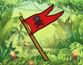 Una bandera pirata
