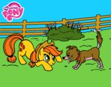 Applejack y Winona