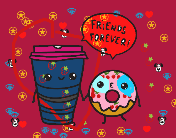 Café y donut