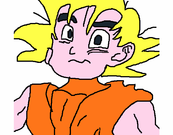 Dibujo de Goku pintado por en  el día 21-06-22 a las 15:43:37.  Imprime, pinta o colorea tus propios dibujos!