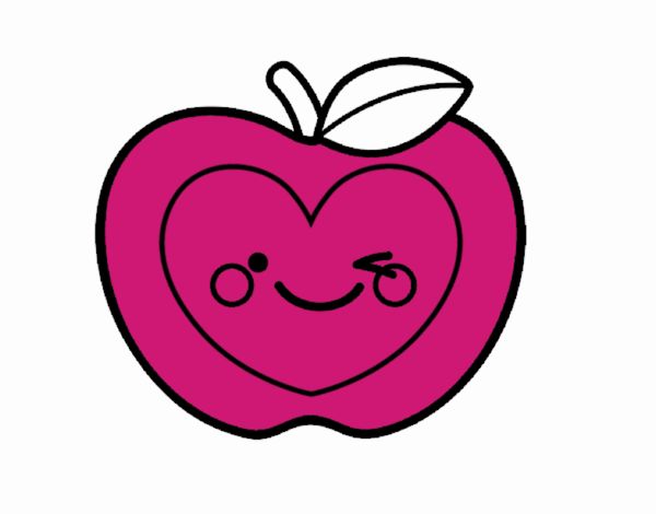 Manzana corazón