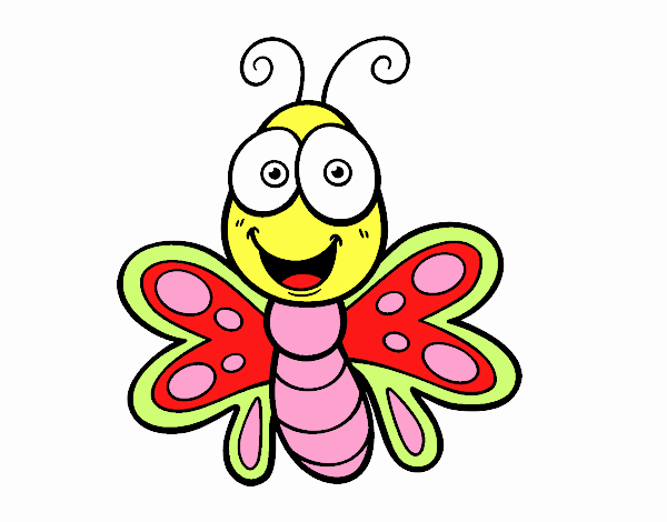 Mariposa sonriente