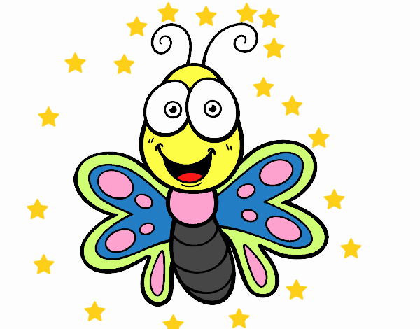 Mariposa sonriente