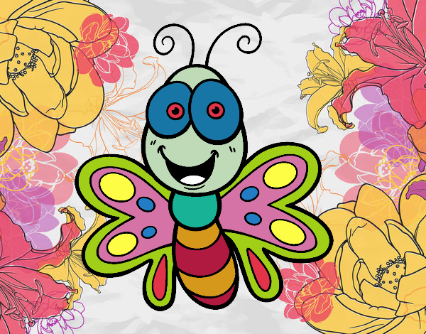 Mariposa sonriente