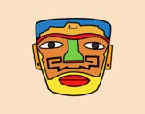 Máscara ancestral azteca