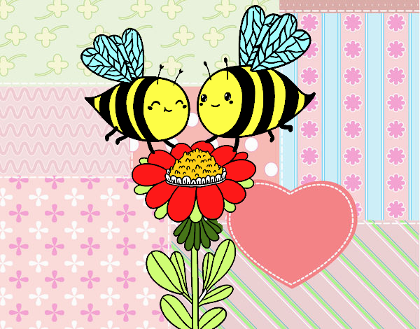 Pareja de abejas