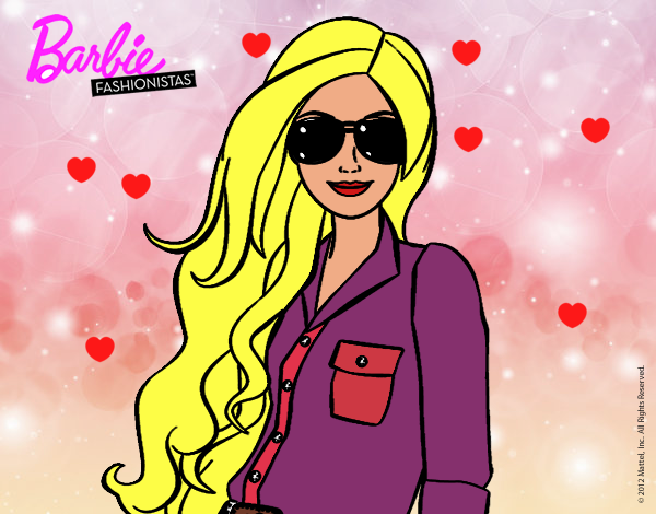 Barbie con gafas de sol