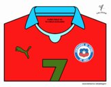 Camiseta del mundial de fútbol 2014 de Chile