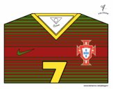 Camiseta del mundial de fútbol 2014 de Portugal