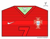 Camiseta del mundial de fútbol 2014 de Portugal