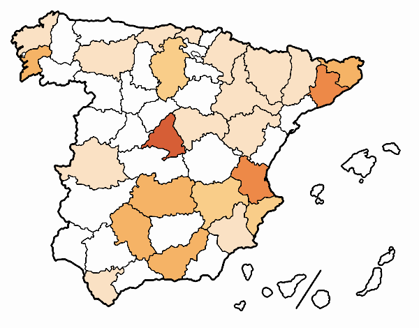 Las provincias de España