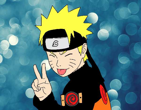 Naruto sacando lengua