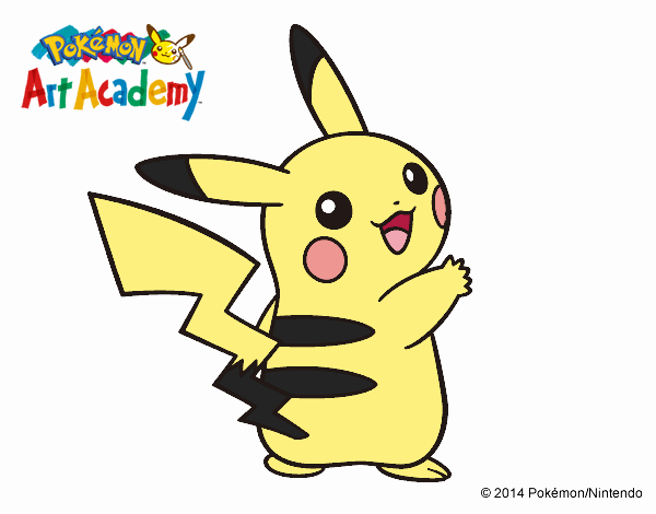 Pikachu de espaldas