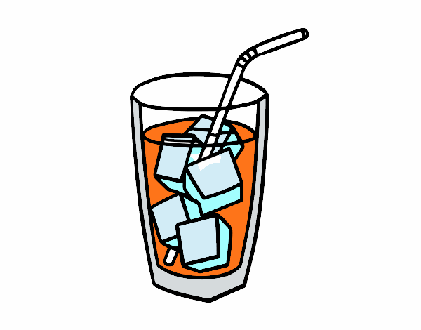 Un vaso de refresco