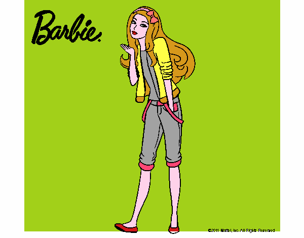 Barbie con look casual