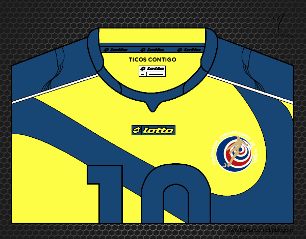 Camiseta del mundial de fútbol 2014 de Costa Rica