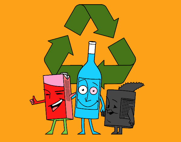 Dibujo De Envases Para Reciclar Pintado Por En Dibujos Net El D A A Las
