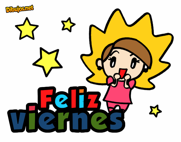 dibujo de feliz viernes