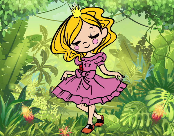Princesa bonita en la selva. :)
