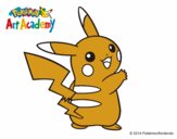 Pikachu de espaldas