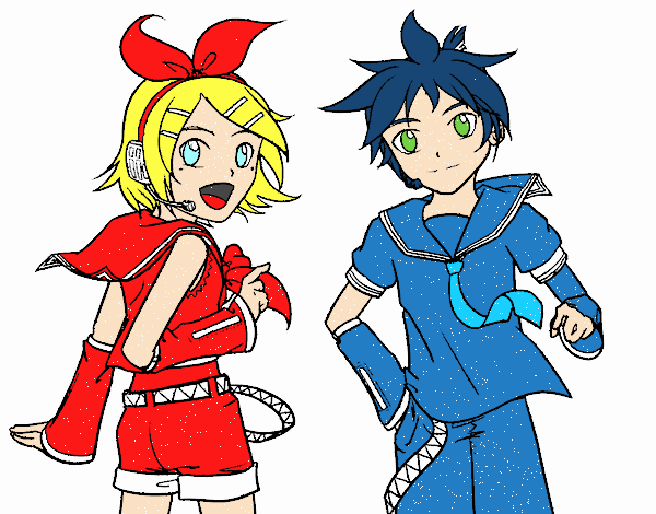 Rin y Len Kagamine Vocaloid