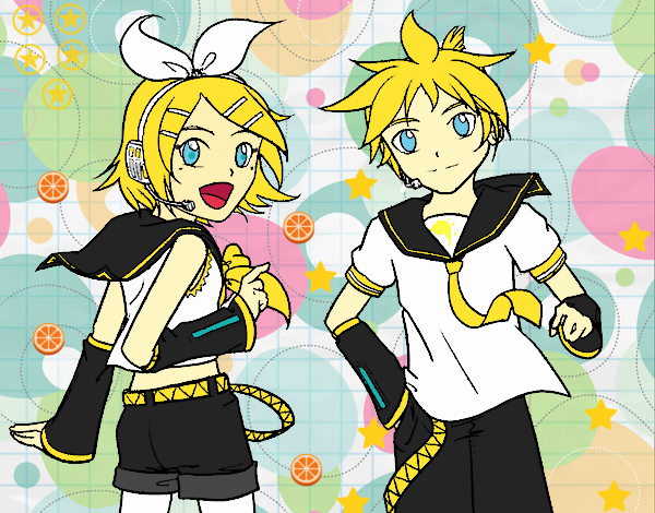 Rin y Len Kagamine Vocaloid