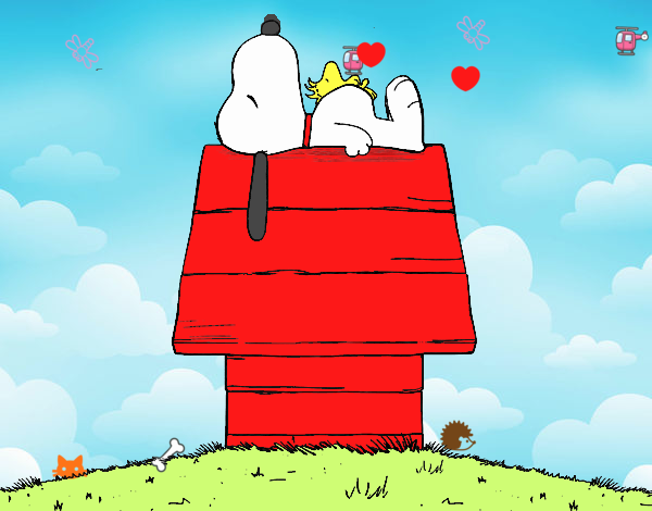 Snoopy durmiendo