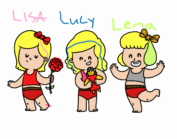 Lisa, Lucy y Lena.