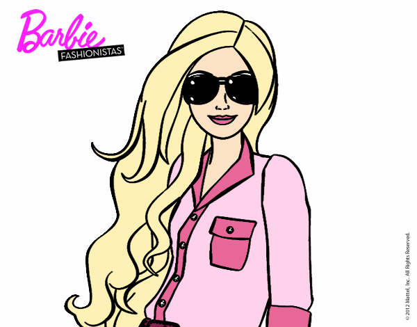 Barbie con gafas de sol