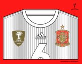 Camiseta del mundial de fútbol 2014 de España