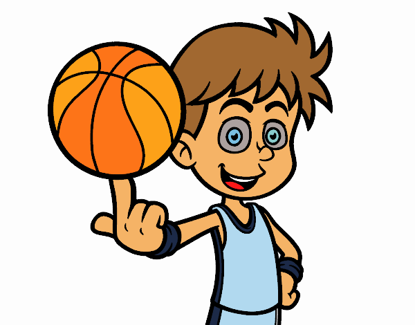 Jugador de baloncesto junior