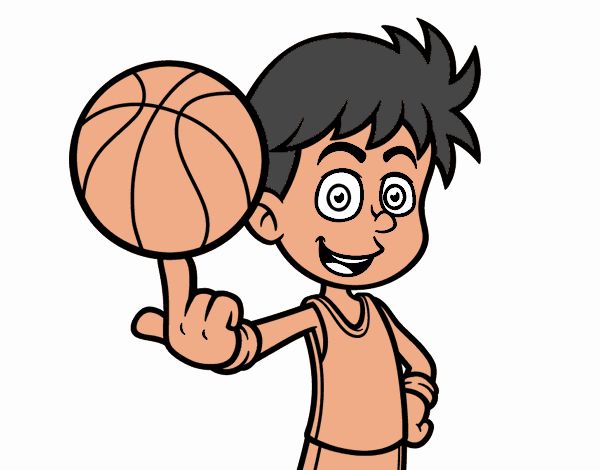 Jugador de baloncesto junior