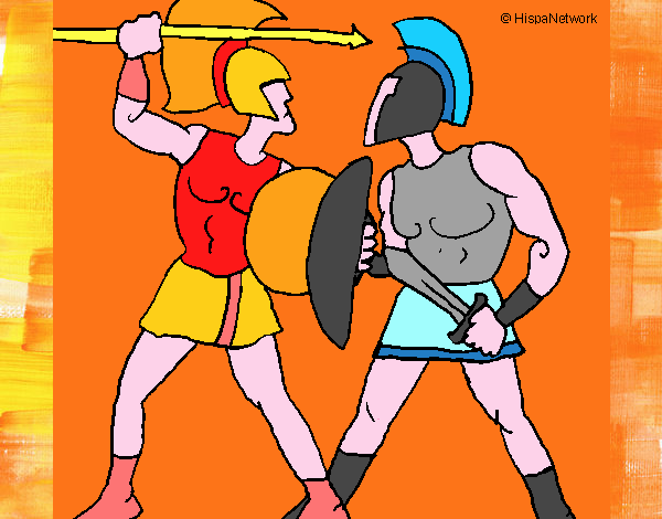 Lucha de gladiadores