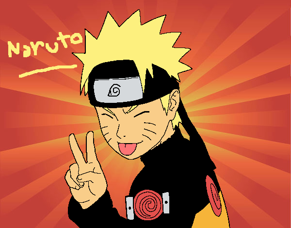 Naruto sacando lengua