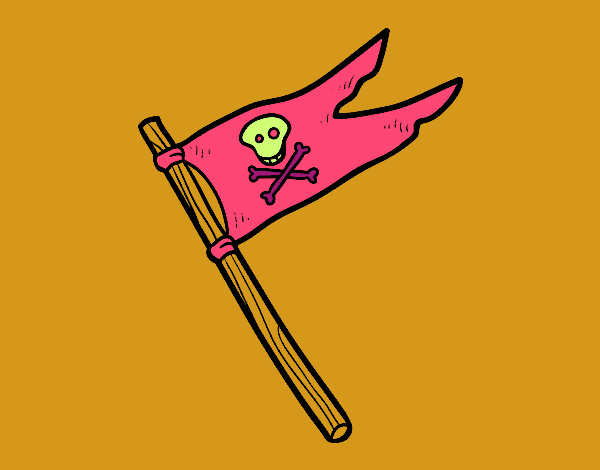 Una bandera pirata