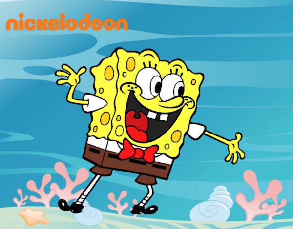 Bob Esponja saludando