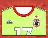 Camiseta del mundial de fútbol 2014 de Japón