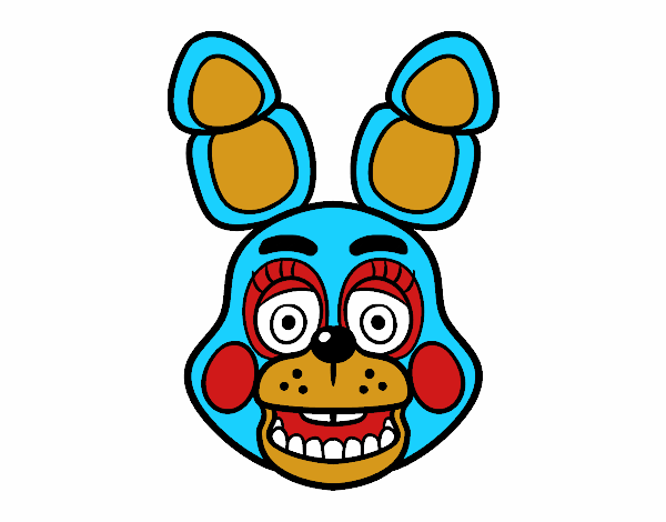 Cara de Toy Bonnie de Five Nights at Freddy's