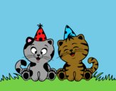 Gatos de cumpleaños