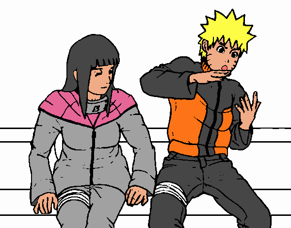 Hinata y Naruto