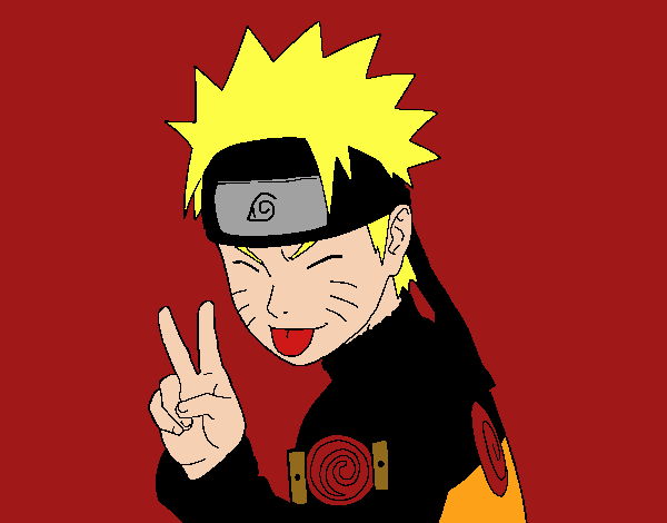 Naruto sacando lengua