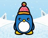 Pingüino navideño