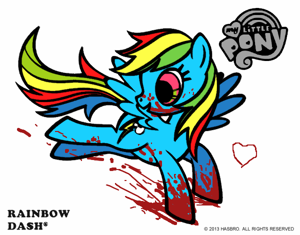 raibow dash de caceria 