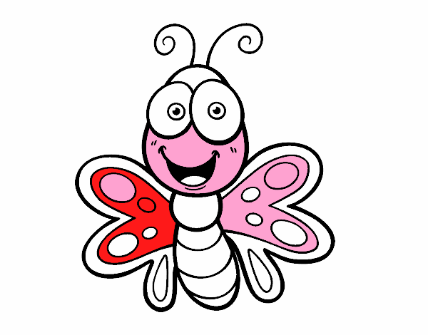 Mariposa sonriente