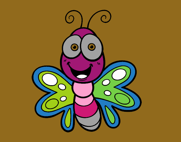 Mariposa sonriente