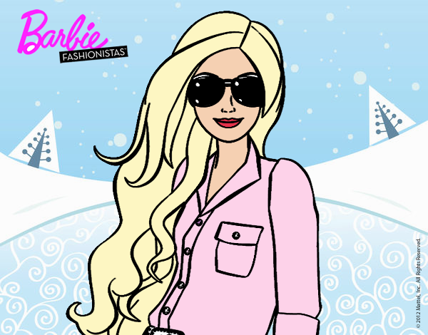 Barbie con gafas de sol