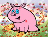 Cerdito de granja