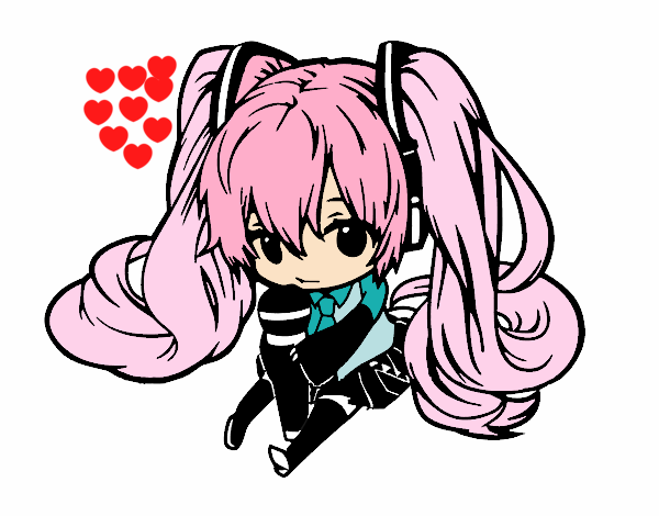 Miku Chibi vocaloid