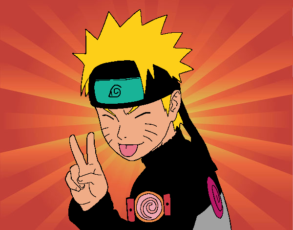 Naruto sacando lengua