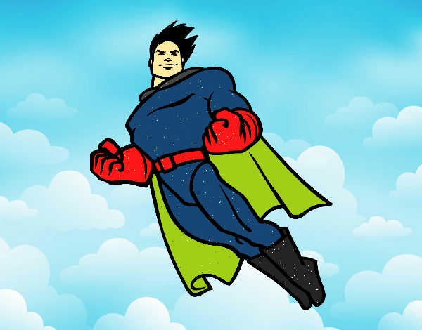 Superman volando